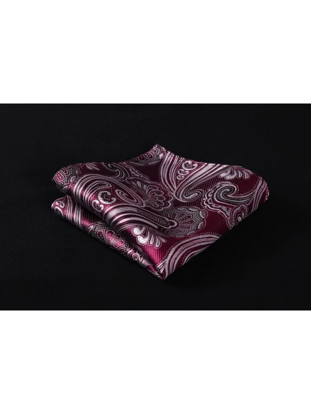 Elegant Paisley Bow Tie & Pocket Square Set for Men - Self Tie Formal Tuxedo